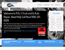 Tablet Screenshot of mjtruck.com